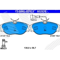 Brake pads for disc brakes