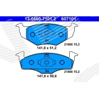 Brake pads for disc brakes