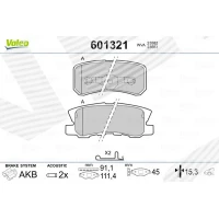 Brake pads for disc brakes