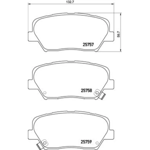 BRAKE PADS FOR DISC BRAKES - 0