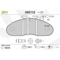 Brake pads for disc brakes