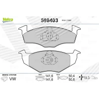 Brake pads for disc brakes