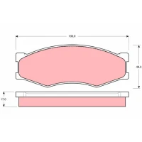 Brake pads for disc brakes