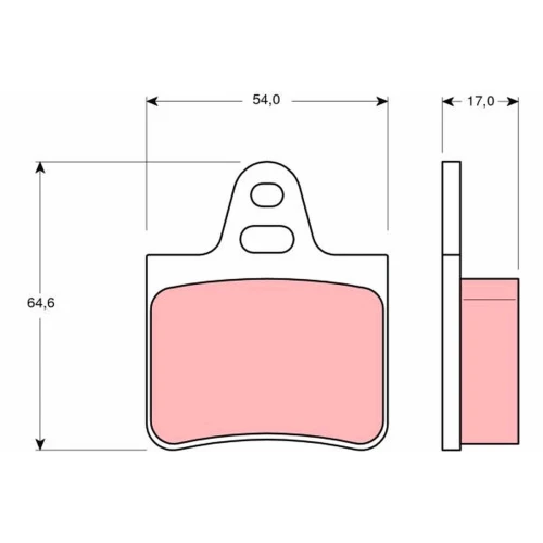 BRAKE PADS FOR DISC BRAKES - 0