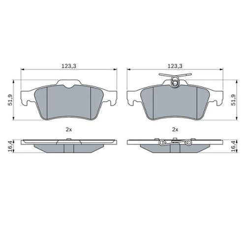 BRAKE PADS FOR DISC BRAKES - 4