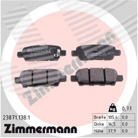 Brake pads for disc brakes