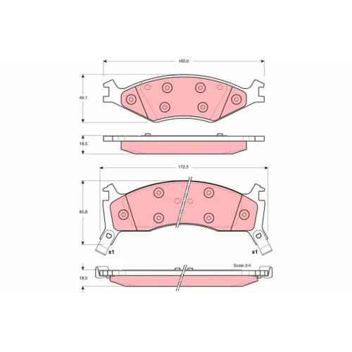 BRAKE PADS FOR DISC BRAKES - 0