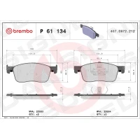 Brake pads for disc brakes