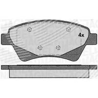 Brake pads for disc brakes