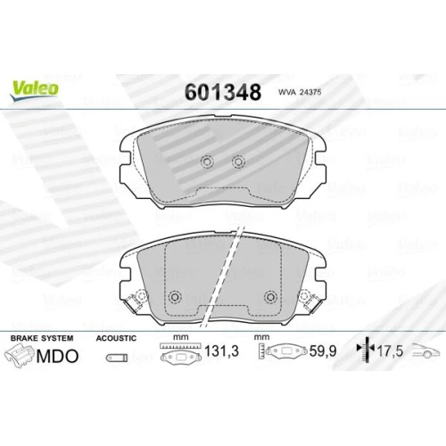 BRAKE PADS FOR DISC BRAKES - 0