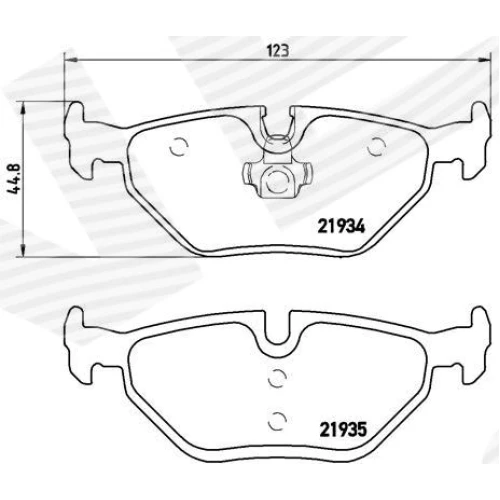 BRAKE PADS FOR DISC BRAKES - 0