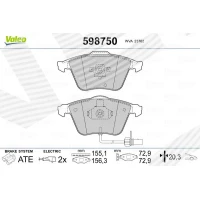 Brake pads for disc brakes