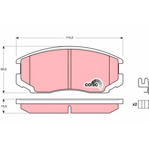 BRAKE PADS FOR DISC BRAKES - 0