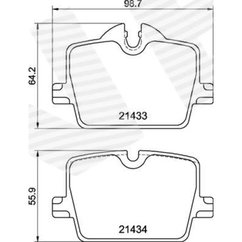 BRAKE PADS FOR DISC BRAKES - 0