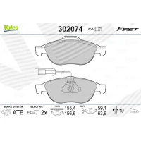 Brake pads for disc brakes