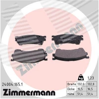 Brake pads for disc brakes