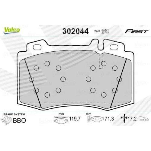 BRAKE PADS FOR DISC BRAKES - 0