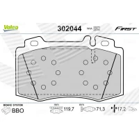 Brake pads for disc brakes