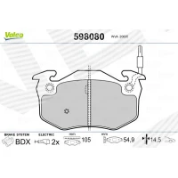 Brake pads for disc brakes