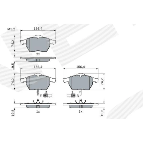 BRAKE PADS FOR DISC BRAKES - 4