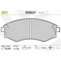 Brake pads for disc brakes