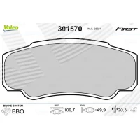 Brake pads for disc brakes