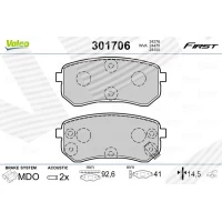 Brake pads for disc brakes