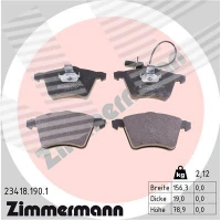 Brake pads for disc brakes