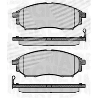 Brake pads for disc brakes