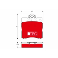 Brake pads for disc brakes