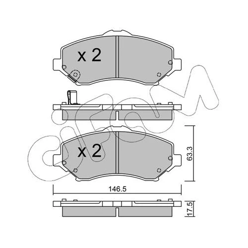 BRAKE PADS FOR DISC BRAKES - 0