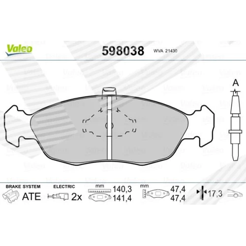 BRAKE PADS FOR DISC BRAKES - 0