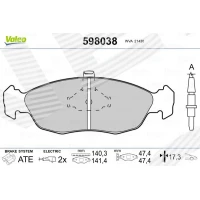 Brake pads for disc brakes