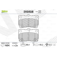 Brake pads for disc brakes