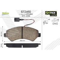 Brake pads for disc brakes