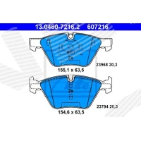 Brake pads for disc brakes