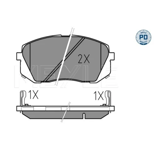 BRAKE PADS FOR DISC BRAKES - 1