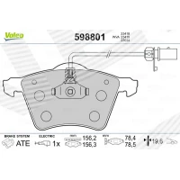 Brake pads for disc brakes