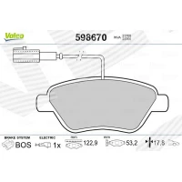 Brake pads for disc brakes