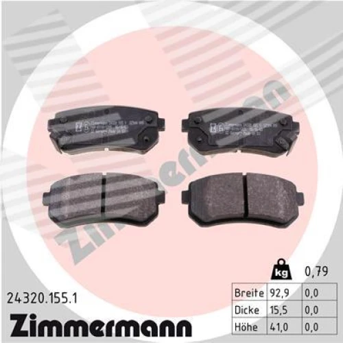 BRAKE PADS FOR DISC BRAKES - 0