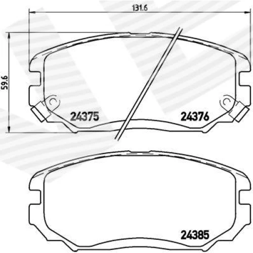 BRAKE PADS FOR DISC BRAKES - 0