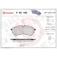 Brake pads for disc brakes