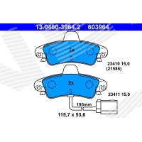 Brake pads for disc brakes