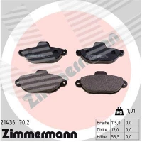 Brake pads for disc brakes