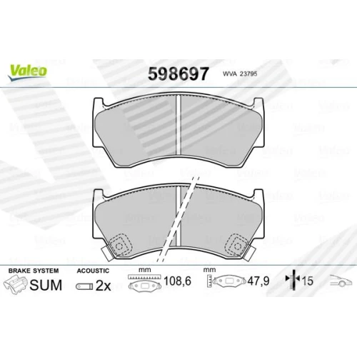 BRAKE PADS FOR DISC BRAKES - 0