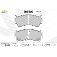 Brake pads for disc brakes