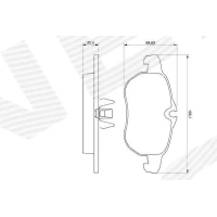 Brake pads for disc brakes