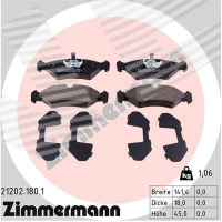 Brake pads for disc brakes