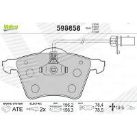 Brake pads for disc brakes