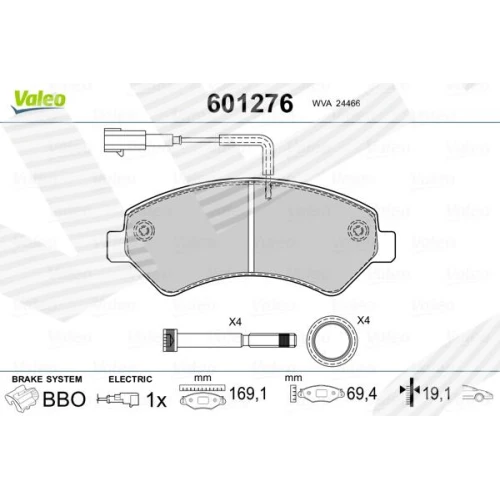 BRAKE PADS FOR DISC BRAKES - 0